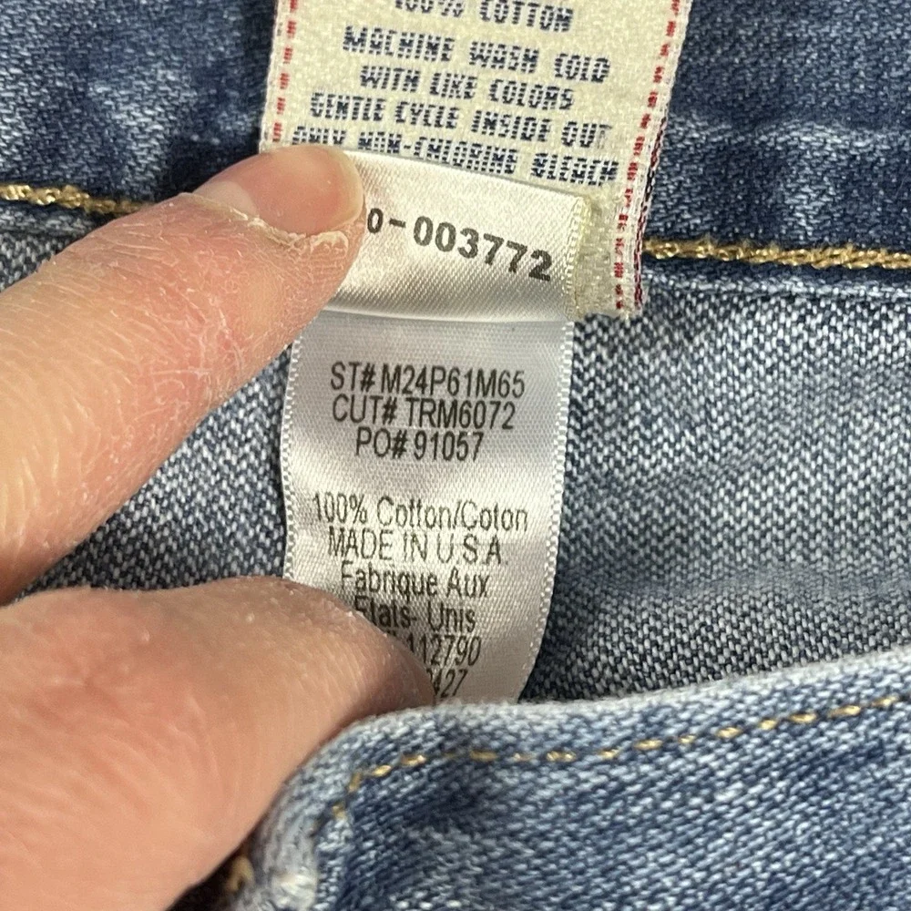 True Religion Bootcut Flap Jeans Men's‎ Size 38 Baggy Relaxed Vintage Y2K 38x32